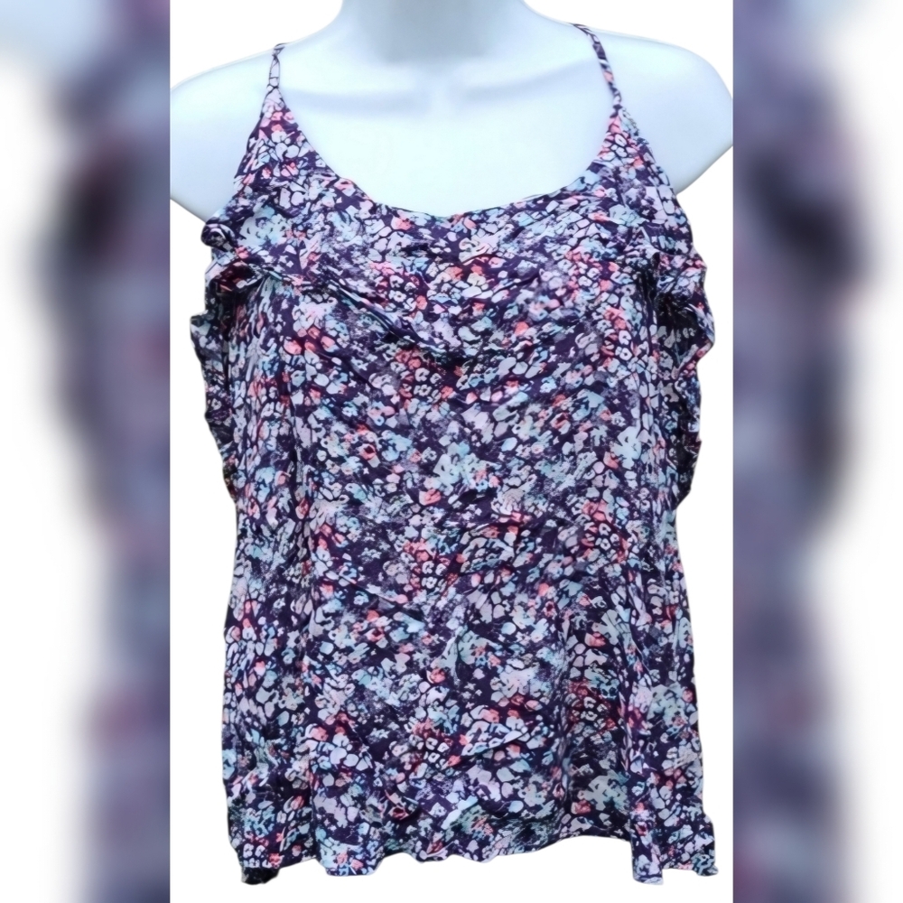 Lightweight Tank Top by American Eagle with Small Floral Print